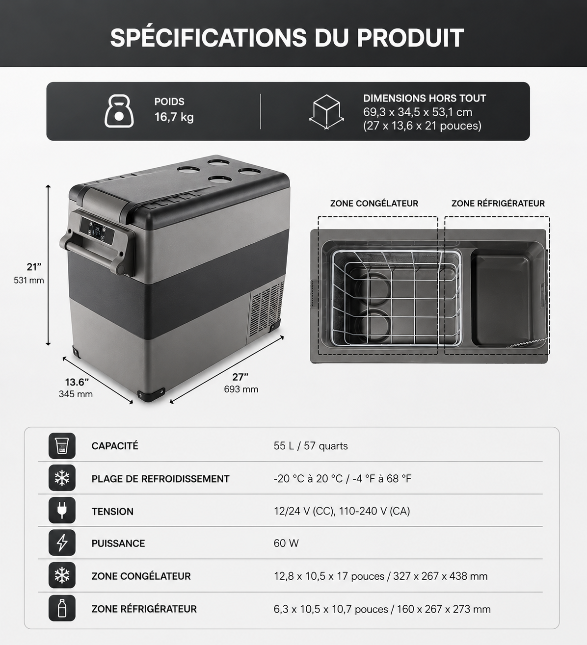 IceVolt Pro 55L