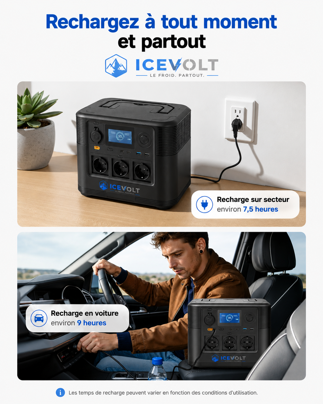 Station Électrique Portable 1800 W