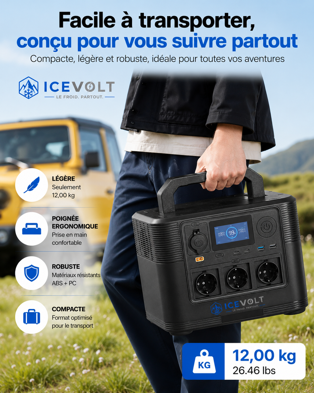 Station Électrique Portable 1800 W